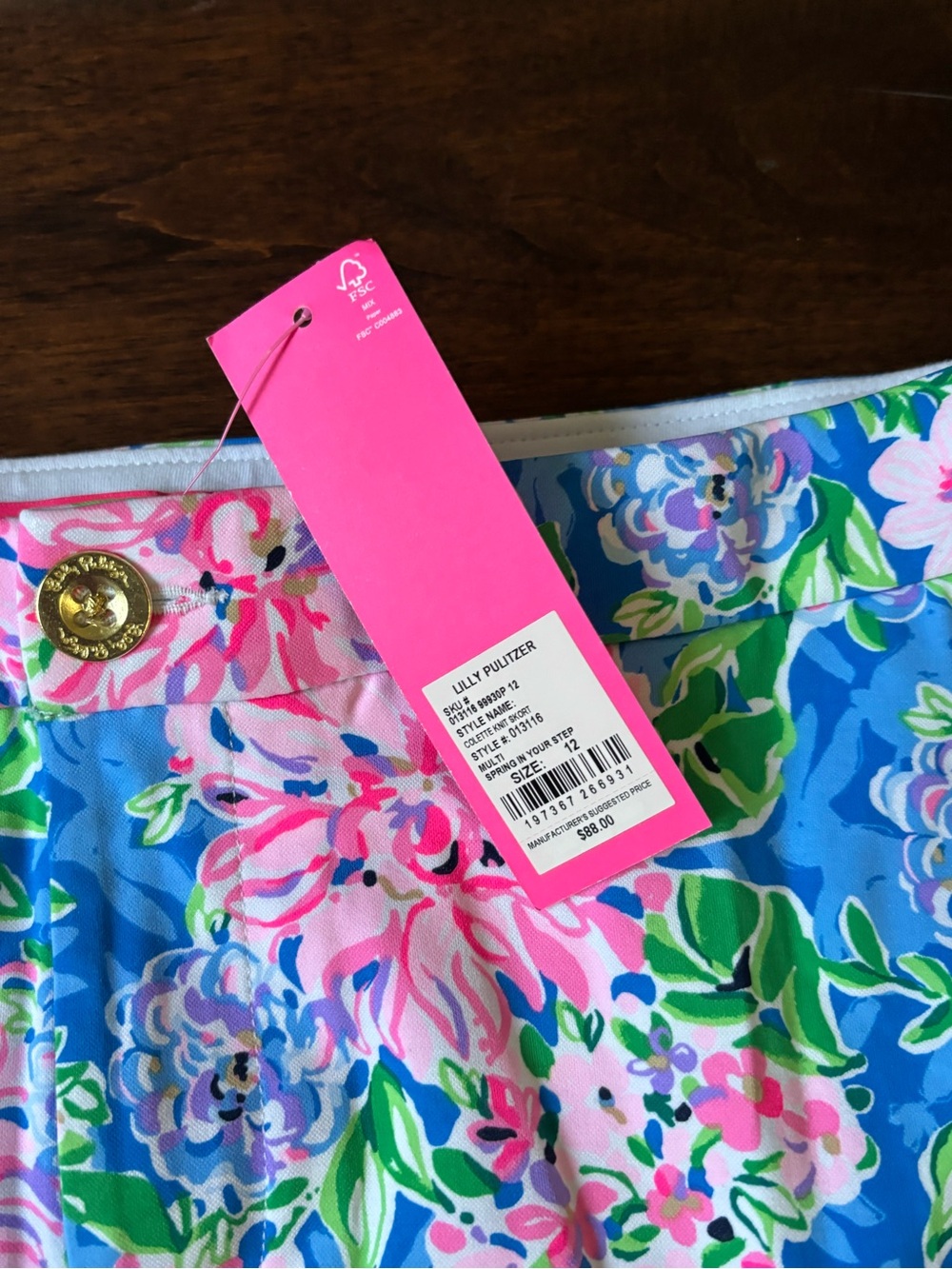 Lily Pulitzer Colette skort / skirt / shorts - Picture 5 of 6